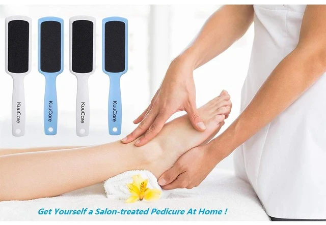 Alt view image 6 of 6 - 4 Pcs Foot File, Callus Remover for Feet | Double-Sided Colossal Pedicure Tools Foot RASP, Foot Scrubber, Dead Skin Exfoliator for Feet