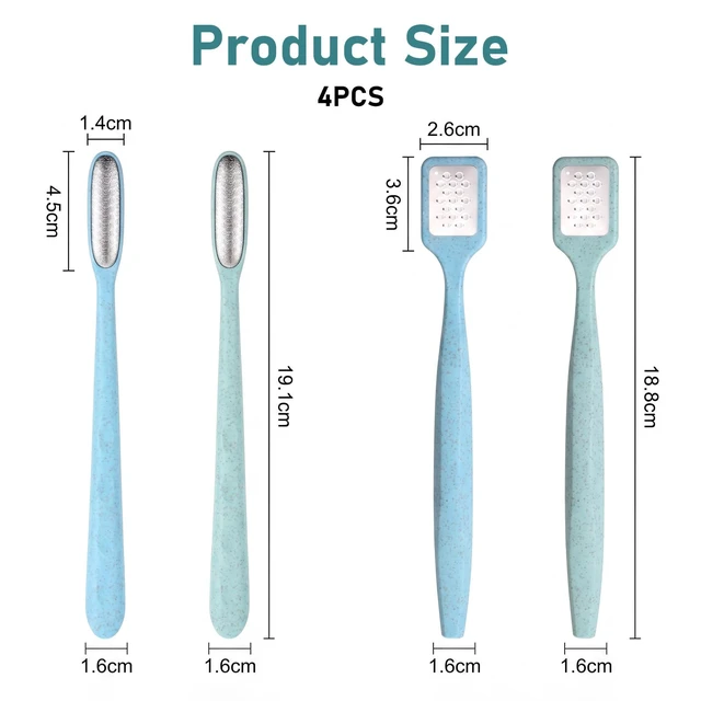 Alt view image 2 of 7 - 4 Pack Precision Callus Remover Mini Foot File Pedicure | Stainless Steel Foot Dead Skin Remover Scraper for Heel Between Toes Corn Hard Skin Exfoliator for Feet Finger Callus