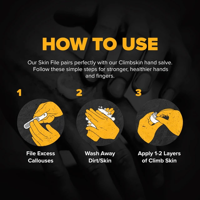 Alt view image 6 of 7 - Aluminium Precision Callus Skinfile | Aluminum Callus File for Hands and Fingers, 10 Adhesive Refill Pads, Ideal for Climbing, Weightlifting, and Gymnastics