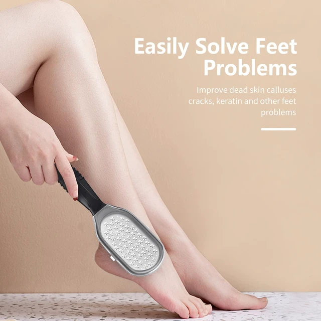 Alt view image 3 of 6 - Foot Rasp Foot File and Callus Remover. Professional Foot Care Pedicure Stainless Steel File to Remove Hard Skin.