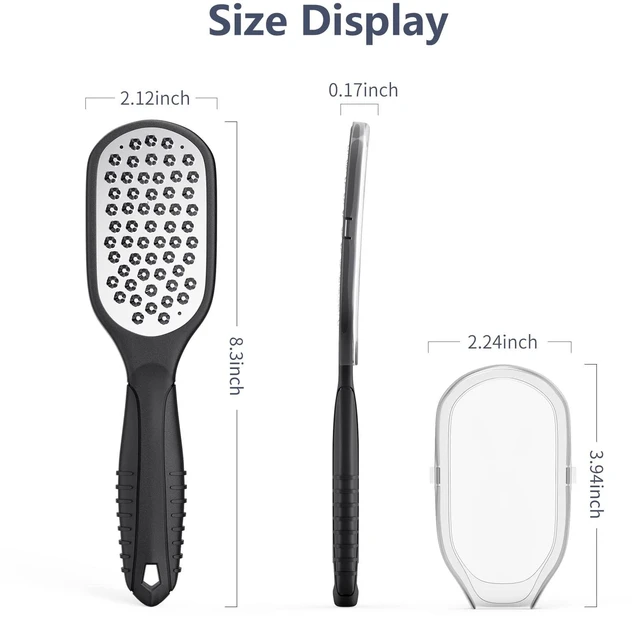 Alt view image 6 of 6 - Foot Rasp Foot File and Callus Remover. Professional Foot Care Pedicure Stainless Steel File to Remove Hard Skin.