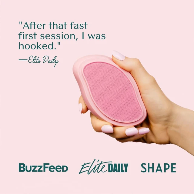 Alt view image 3 of 6 - Nano Glass Foot File, Foot Callus & Dead Skin Remover, Pink | Lightweight Shower Foot Scrubber, Pedicure Foot Buffer, Removes Dry, Cracked Skin to Get Smooth Salon Ready Feet in Minutes