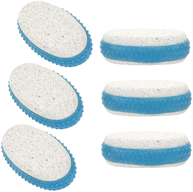 Main image of 6-Pack Foot Pumice Stone Callus Remover Rubber Grip Blue