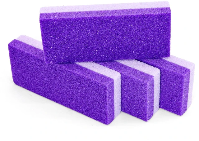 Main image of Pumice Stone for Feet Foot Pumice Stone 4 Pack | Foot Pumice Stone for Dead Skin Double Sided Pedicure Tools for Feet Pumice Stone for Feet Callus Remover for Feet and Heels