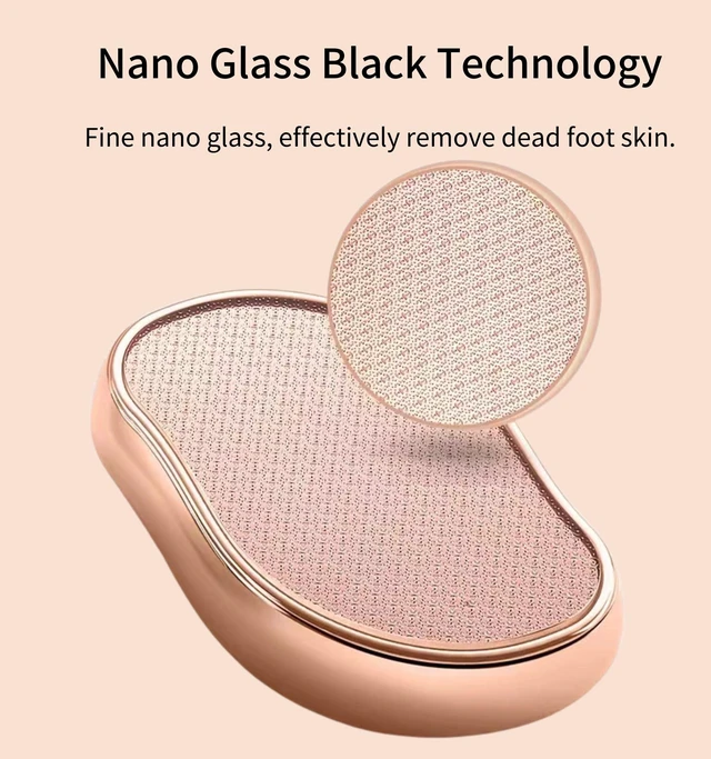 Alt view image 3 of 7 - Nano Glass Foot File, Pedicure Tool and exfoliator, Glass Surface, Comfortable Hand and Foot Grinding Scraper for Wet and Dry feet, Removal Hard or Dead Skin, Suitable for Women or Men
