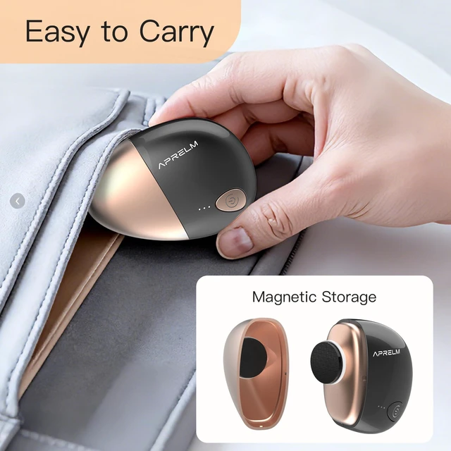 Alt view image 4 of 6 - Portable Electric Hand & Foot Callus Remover with 2 Glass Grinding Heads, Rechargeable 800RPM Mini Electric Hand & Foot File for Travel Outdoors Climbers Gym Athletes (E9 Black Gold)