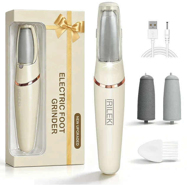 Main image of Upgraded Electric Foot Callus Remover, Callus Removers for Feet, Pedicure Tools for Feet, Rechargeable Portable Foot File Pedicure Tools, Foot Care for Dead Skin, for Feet & Hands (Beige)