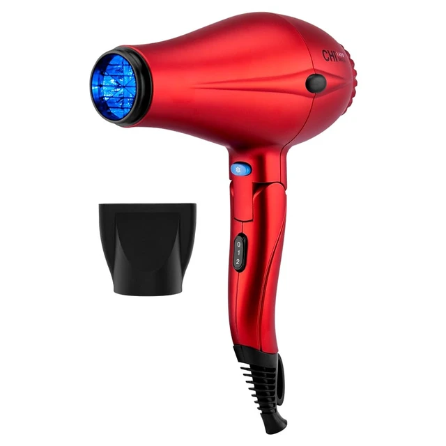 Alt view image 3 of 4 - 1400 Series Foldable Compact Hair Dryer, Red | Powerful & Lightweight Hair Dryer, Quick-Drying for Shiny, Frizz-Free Hair