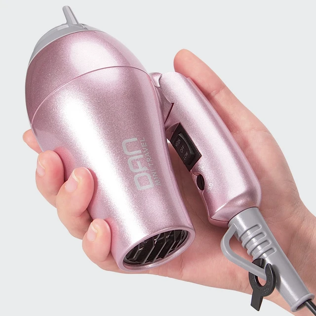 Alt view image 4 of 6 - Travel Hair Tool Set,Hair Dryer and Flat Irons with Travel case | *Folding Handle *Automatic Dual Voltage *removable air filter*Concentrator&Diffuser*Multi-Function Plug Adapter