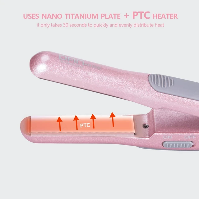 Alt view image 5 of 6 - Travel Hair Tool Set,Hair Dryer and Flat Irons with Travel case | *Folding Handle *Automatic Dual Voltage *removable air filter*Concentrator&Diffuser*Multi-Function Plug Adapter