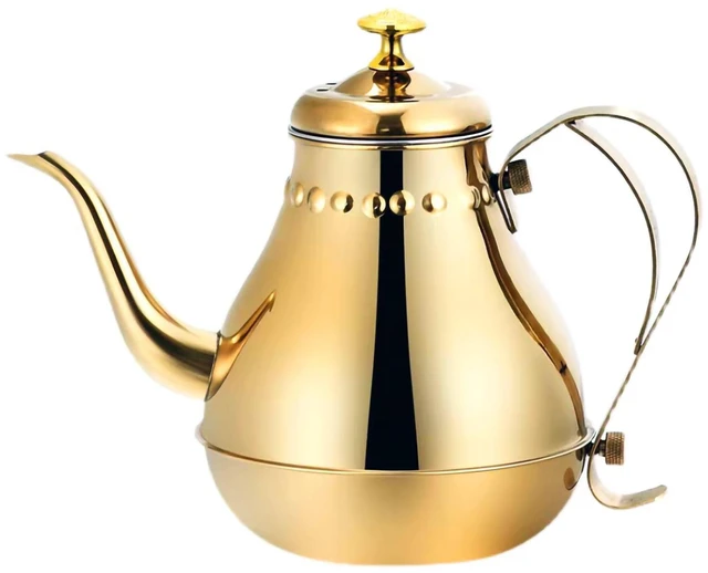 Main image of Royal Gooseneck Tea Kettle Stainless Steel Large Capacity Multi-Functional Coffee Pot with Built-in Strainer