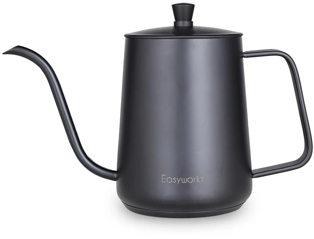 Main image of Gooseneck Pour Over Coffee Kettle 30 fl oz Stainless Steel Hand Drip Coffee Pot With Long Narrow Spout, Suitable for Induction Cookers, Black