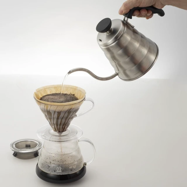Alt view image 5 of 5 - V60 "Buono" Drip Kettle Stovetop Gooseneck Coffee Kettle 700ml, Stainless Steel, Silver