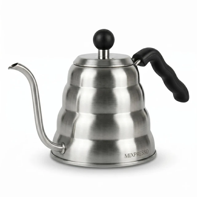Main image of Gooseneck Kettle, 40 Oz Pour Over Coffee Kettle, Stainless Steel | Stovetop Kettle with Barista Pour Control, 1.2L Design for Coffee & Tea, Compatible with Induction Cooktops