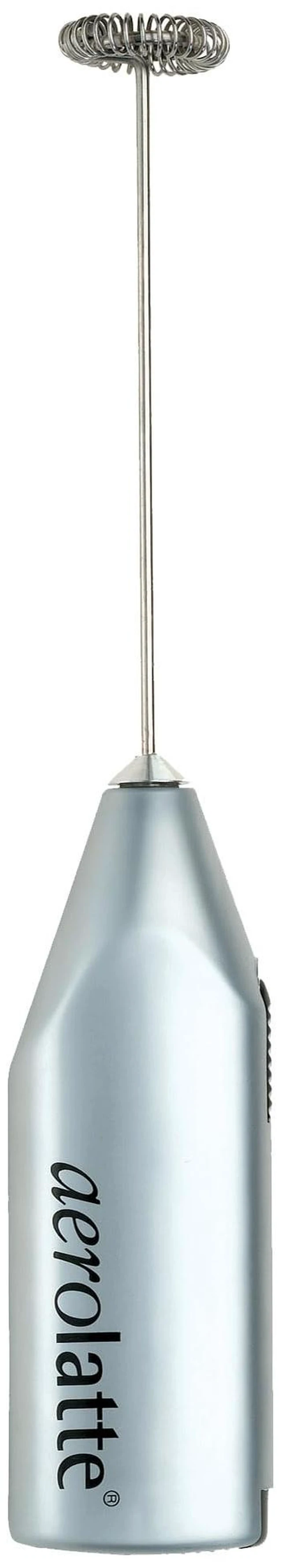 Main image of Steam-Free Milk Frother, Satin Finish, 18/8 Stainless Steel Whisk, BPA-Free Plastic Housing, Batteries Included