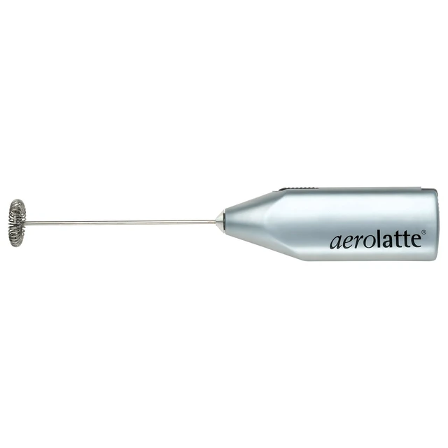Alt view image 4 of 6 - Steam-Free Milk Frother, Satin Finish, 18/8 Stainless Steel Whisk, BPA-Free Plastic Housing, Batteries Included