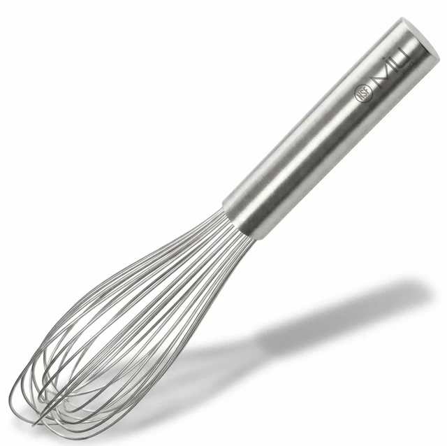 Main image of 11 Inch Stainless Steel Balloon Whisk | Hand Utensil for Cooking, Baking Egg Beater, Heavy Cream Aerator, Wire Mixing Baking Supplies, Dishwasher Safe