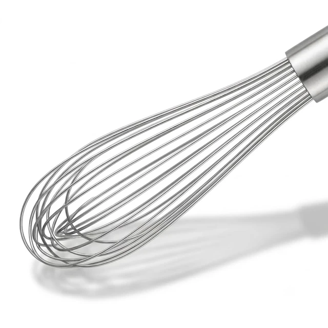 Alt view image 4 of 7 - 11 Inch Stainless Steel Balloon Whisk | Hand Utensil for Cooking, Baking Egg Beater, Heavy Cream Aerator, Wire Mixing Baking Supplies, Dishwasher Safe