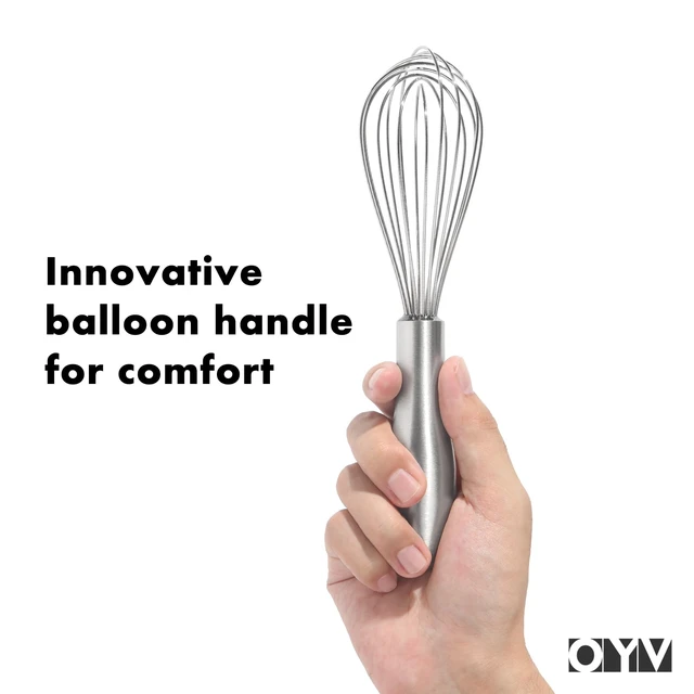 Alt view image 4 of 7 - 8" Small Whisk, 18/10 Stainless Steel Whisk, Ergonomic Handle | Dishwasher Safe, 8-Wire Balloon Design, Rust Resistant, Sealed Waterproof Handle, For Eggs, Sauces, Batter And Cream