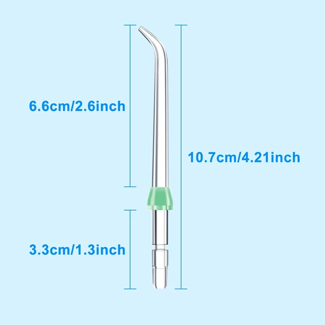 Alt view image 6 of 6 - Water Flosser Replacement Tips, Replacement Classic Jet Tips for Waterpik Flosser Oral Irrigator & Dental Flosser (6 Classic Jet Tips)