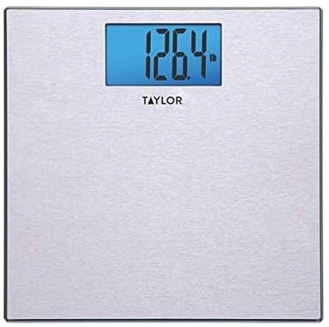 Main image of Digital Scales for Body Weight, 400 LB Capacity, Unique Blue LCD, Auto on and Off Scale, 11.8 x 11.8Inches, Stainless Steel