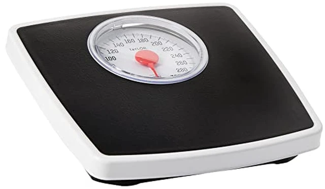 Main image of Analog Bathroom Scale for Body Weight, 330 lb Capacity, Non-Slip Mat | Durable construction, easy-to-read digital display, classic analog dial