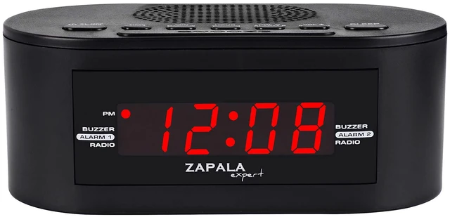 Main image of Alarm Clock Radio for Bedroom, 2 Alarms Clear LED Display Plug in Simple Basic Digital FM Clock Radio with USB Charging Port, Adjustable Volume, Snooze for Deep Sleepers Kids Elderly