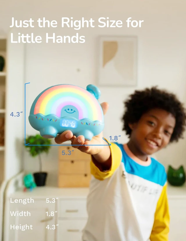 Alt view image 6 of 7 - Timer , Rainbow Visual Timer for Kids/Adults, 0-99 Minutes Light Timer | Rechargeable, Color-Changing, Magnetic, Digital Timer for Classroom, Potty Training, Toothbrush, Countdown, Night Light