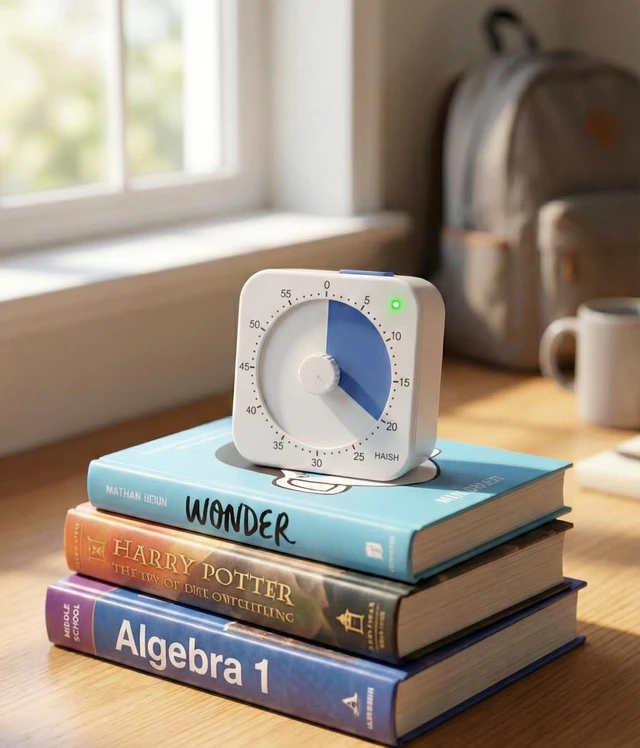 Alt view image 3 of 7 - 60 Minute Visual Timer for Kids - Premium Countdown Timer with Magnetic Back & Pause Function, Silent Operation for Classroom Teaching Home, Time Management Tool(Batteries Included) (Blue)