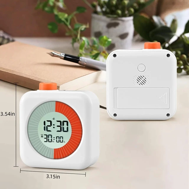Alt view image 6 of 7 - Visual Timer for Kids, ADHD, Toddler Essentials, Boo Basket Stuffers | 60-Minute Countdown 3-in-1(Timer, Clock, Alarm), Time Management Tool, Classroom Essential, Teacher School Supplies