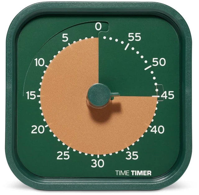Main image of MOD Home - Metallic Series - Individual Sized 60 Minute Visual Countdown Timer for ADHD, Adults, Students, and Pomodoro with Silent Operation (Metallic Forest)