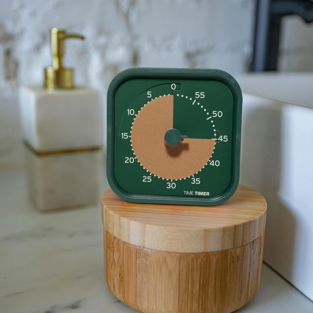 Alt view image 2 of 3 - MOD Home - Metallic Series - Individual Sized 60 Minute Visual Countdown Timer for ADHD, Adults, Students, and Pomodoro with Silent Operation (Metallic Forest)