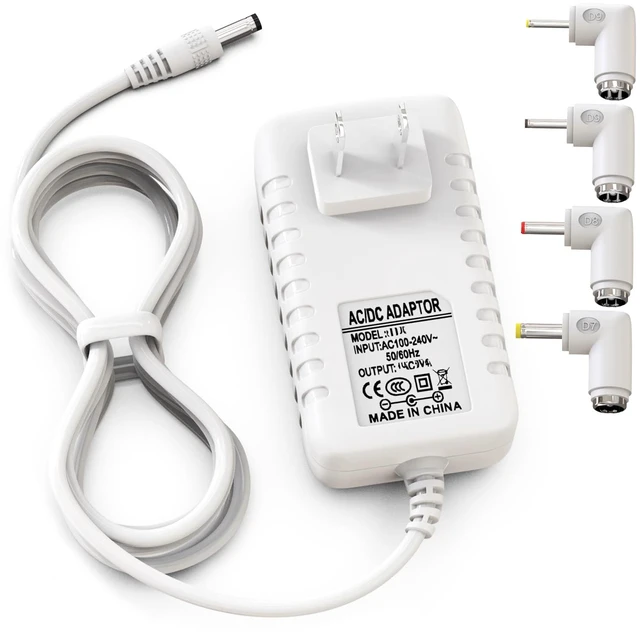 Main image of 5V Charger Compatible with VTech VM901 VM919HD VM919-2HD VM819 VM819-2 PU Baby Monitor Handheld Screen Parent Unit, Universal Baby Monitor Power Adapter with 5Ft Cord