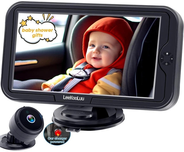 Main image of Baby Car Camera for Backseat 1080P - Plug and Play HD Crystal Night Vision | Easy to Install 360° Rotation Wide View Angle Protect Baby's Eye - Rear Facing Carseat Camera for Newborn Infant Kids