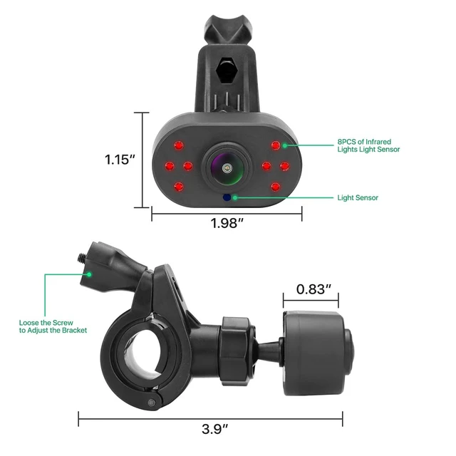 Alt view image 7 of 7 - WiFi Car Baby Camera with IR LEDs, Wireless to Monitor 720P HD Carseat Camera for iPhone iPad Android Smartphones Tablets