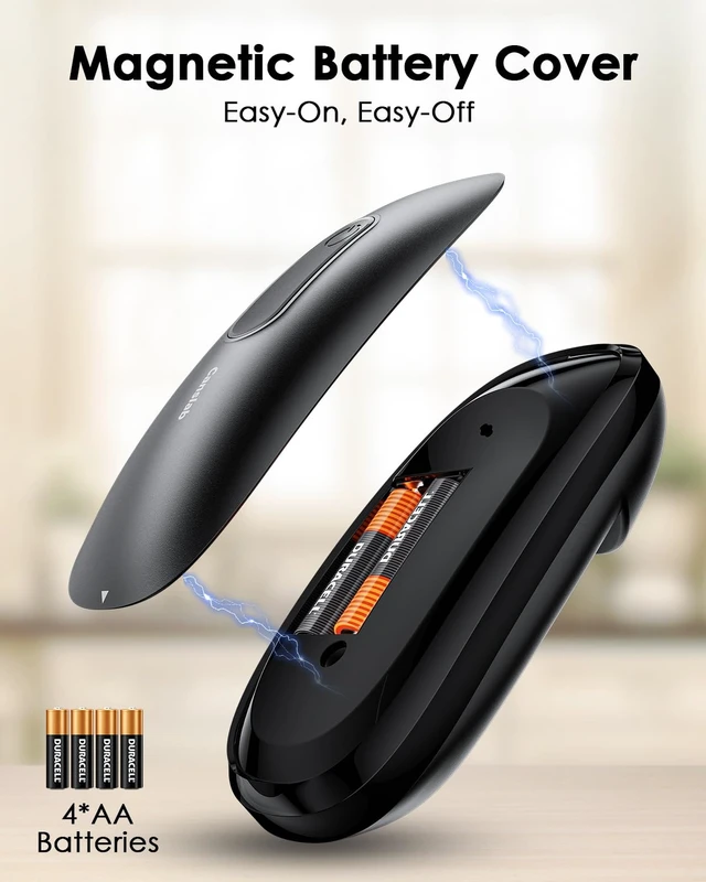Alt view image 6 of 6 - Core Electric Can Opener_One Touch Auto Stop, 4 AA Battery Powered | Handsfree Smooth Edge Can Opener for kitchen, Easy for Seniors with Arthritis, Food Safe, for Small / Large Cans, Black