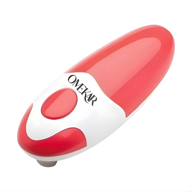 Main image of Electric Can Opener, One-Touch Automatic Smooth Edge Can Opener for All Can Sizes, Battery Operated Hands-Free Kitchen Gadget for Seniors with Arthritis (Red)