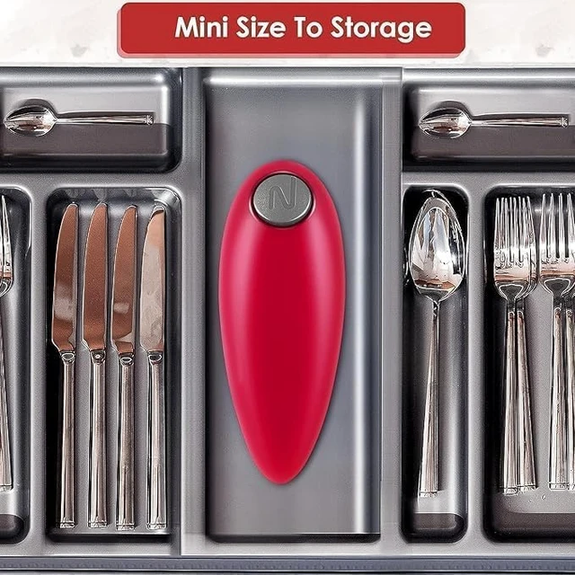 Alt view image 5 of 7 - Electric Can Opener - One Touch Battery Operated Automatic Can Opener with Smooth Edges, Hands-Free Design, Perfect for Any Size Can, Ideal Kitchen Gadget for Seniors and Arthritis Sufferers