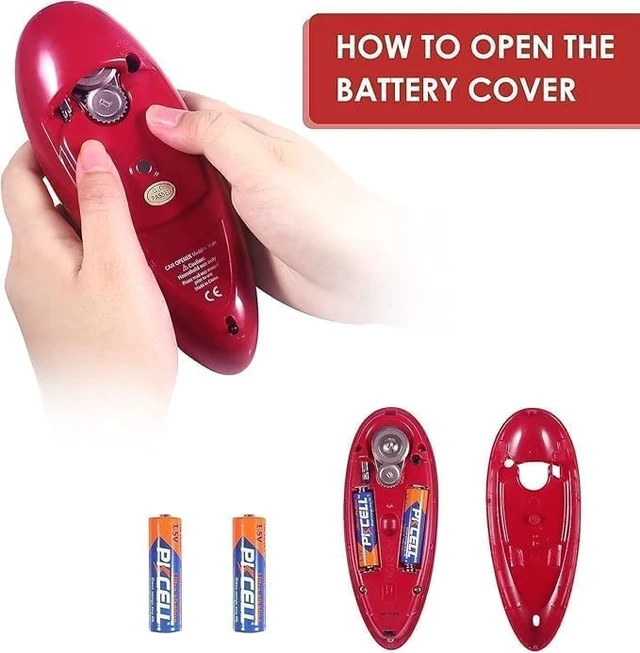 Alt view image 6 of 7 - Electric Can Opener - One Touch Battery Operated Automatic Can Opener with Smooth Edges, Hands-Free Design, Perfect for Any Size Can, Ideal Kitchen Gadget for Seniors and Arthritis Sufferers