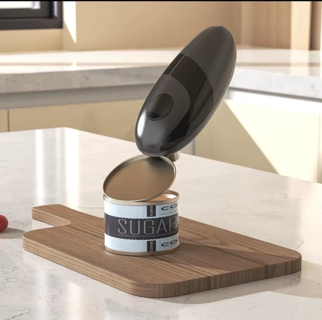 Alt view image 4 of 7 - Automatic Electric Can Opener, Electric Can Opener, One-Touch | Automatic Electric Can Opener