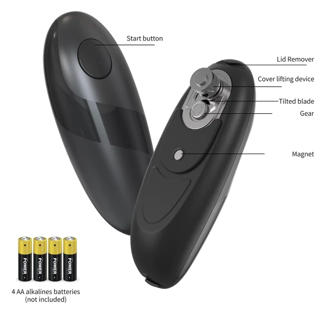 Alt view image 5 of 7 - Automatic Electric Can Opener, Electric Can Opener, One-Touch | Automatic Electric Can Opener