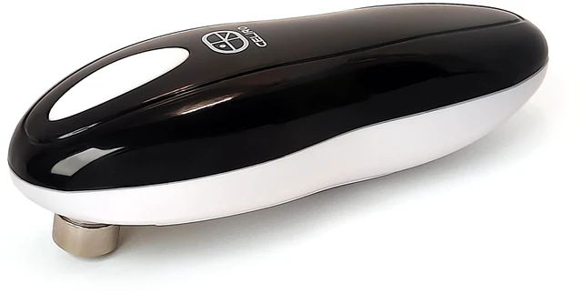Main image of A1 Electric Can Opener Smooth Edge Tin Opener with Easy-Touch Start & Stop, Ergonomic, Compact & Cordless Design - Black