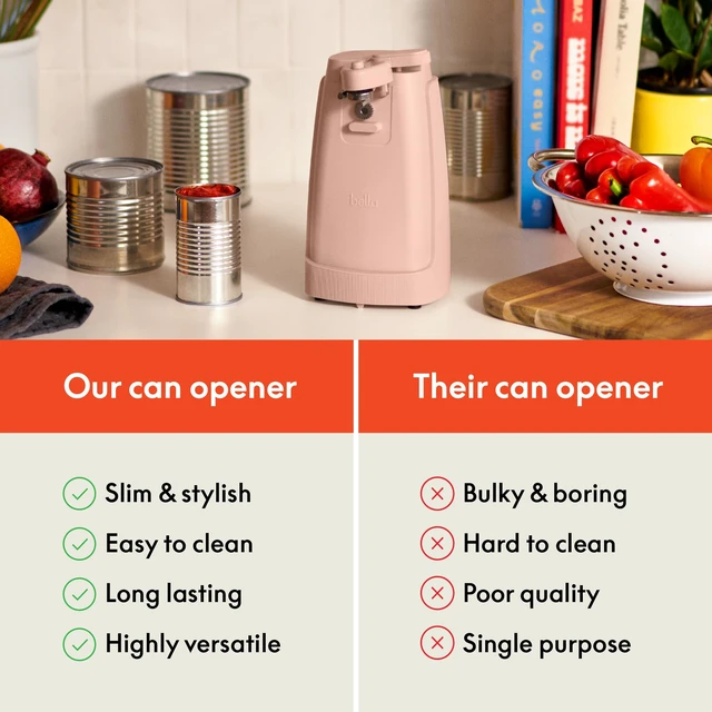 Alt view image 4 of 5 - Electric Can Opener, Automatic One-Touch, Blossom