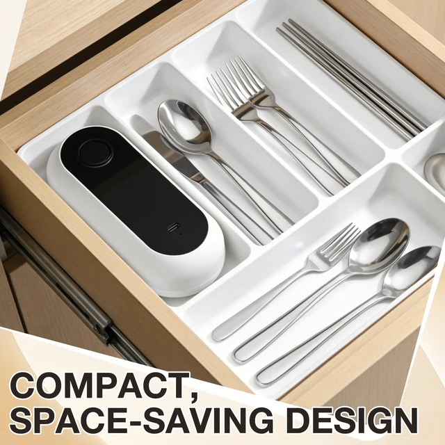 Alt view image 7 of 7 - Electric Can Opener,Rechargeable One Touch Side Cut Opener for Seniors Fits Almost All Can Sizes,Smooth Edge, Handfree, Wall Mounted Small Size