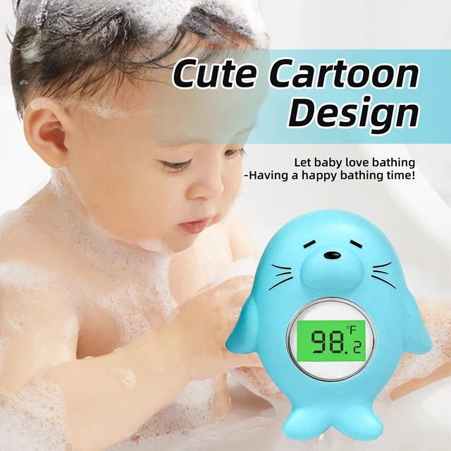 Alt view image 2 of 7 - Baby Bath Thermometer - Floating Digital with LED Safety Alert | FloatingBaby Bath ThermometerDigitalWater TemperatureMonitor3-Color LED AlertIP67 WaterproofBPA-FreeInfantGift