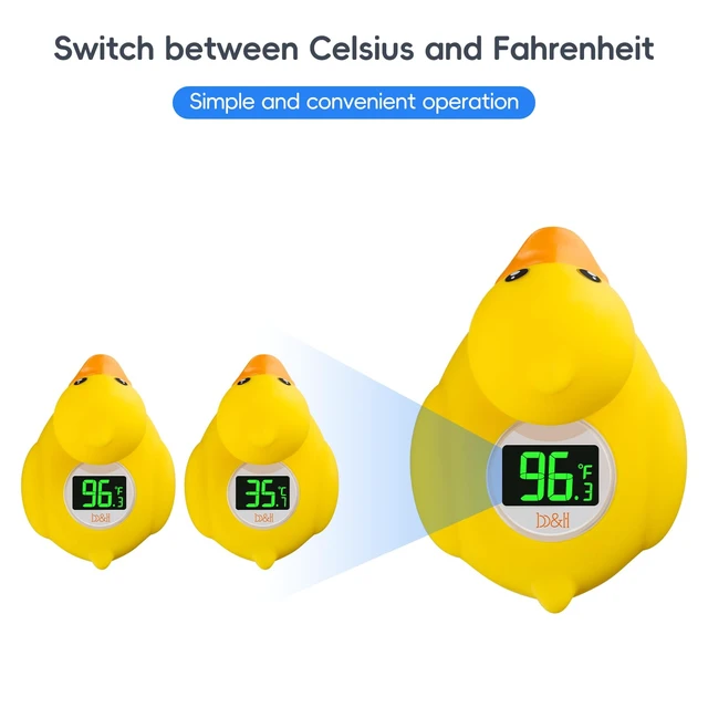 Alt view image 6 of 7 - Baby Bath Thermometer - USB Rechargeable (Classic Charging Duck) | Instant & Accurate Temperature Readings, Waterproof, Digital Water Temperature Monitor for Toddlers, Floating Toy for Newborn
