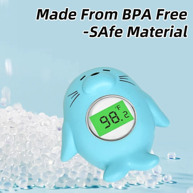 Alt view image 6 of 7 - Baby Bath Thermometer - Floating Digital with LED Safety Alert | FloatingBaby Bath ThermometerDigitalWater TemperatureMonitor3-Color LED AlertIP67 WaterproofBPA-FreeInfantGift