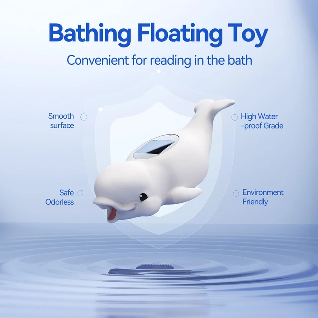 Alt view image 6 of 7 - Baby Bath Thermometer for Tub,Digital Infants Water Temperature,LCD Display | Safety Floating Bath Toy,Bathtub Temperature Measure,Newborn & Toddler Essentials,Accurate Reading with Timer