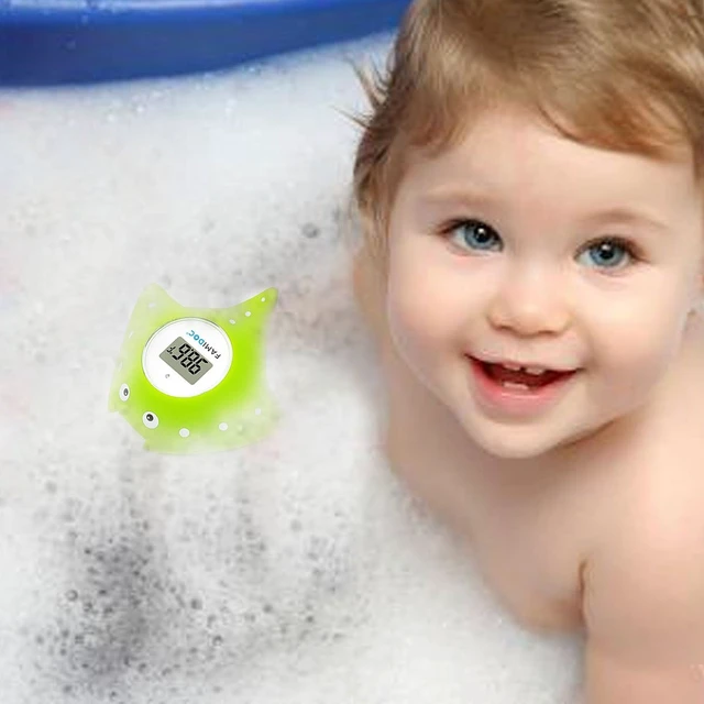 Alt view image 2 of 7 - Baby Bath Thermometer with Room Thermometer FDTH-V0-22 New Upgraded Sensor Technology for Baby Health Bath Tub Water Temperature Floating Toy (Green)