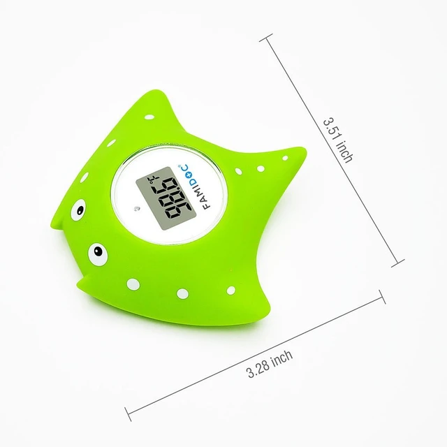 Alt view image 6 of 7 - Baby Bath Thermometer with Room Thermometer FDTH-V0-22 New Upgraded Sensor Technology for Baby Health Bath Tub Water Temperature Floating Toy (Green)